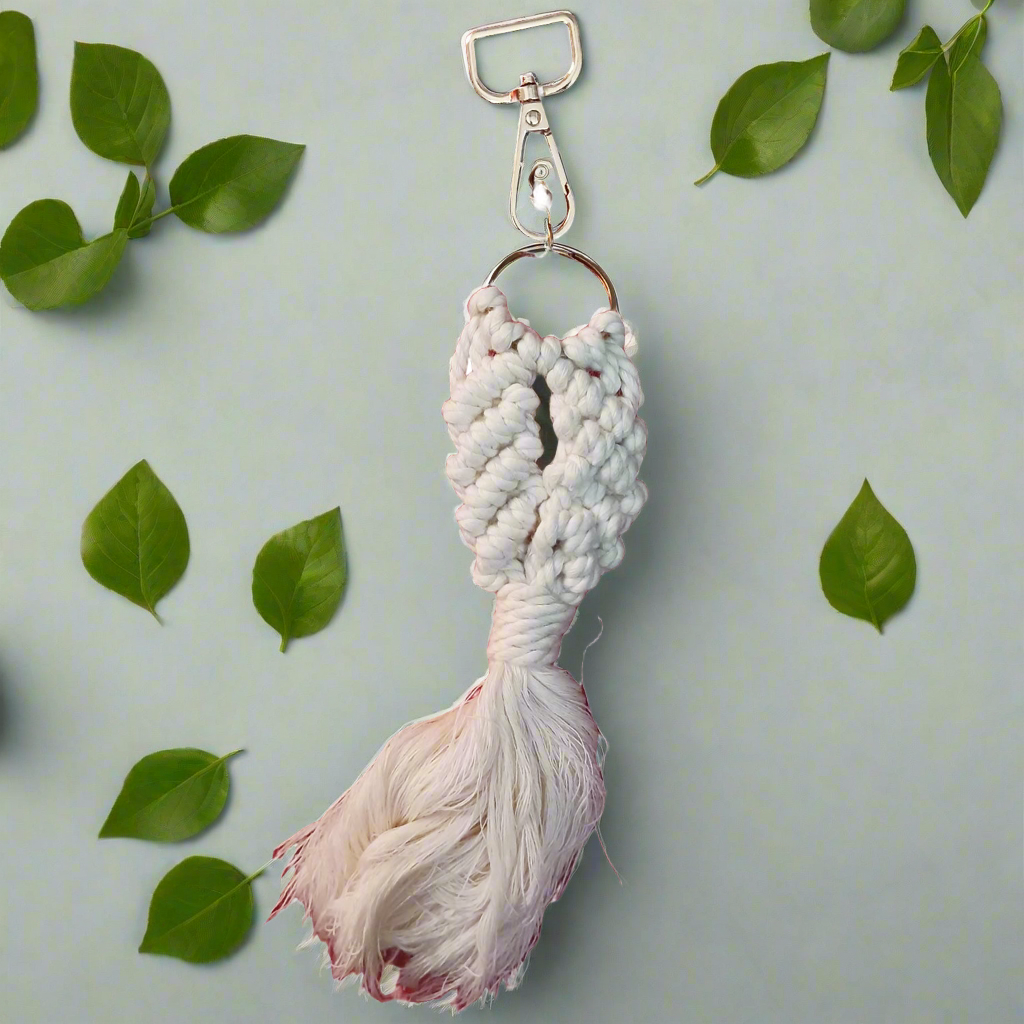 Macrame Keychain handmade gift bulk order baby shower favors wedding gift boho keychain