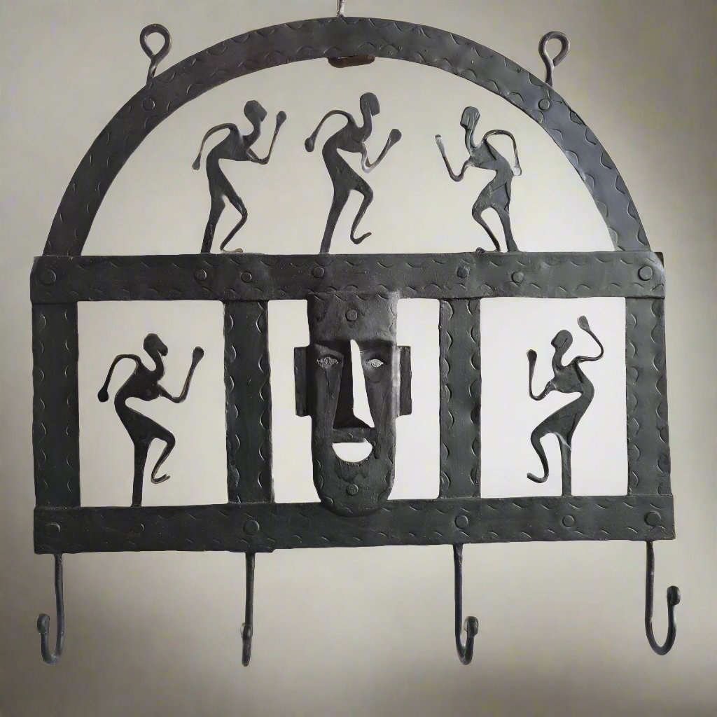 GOND METAL ART WROUGHT IRON MUSICAL BAND