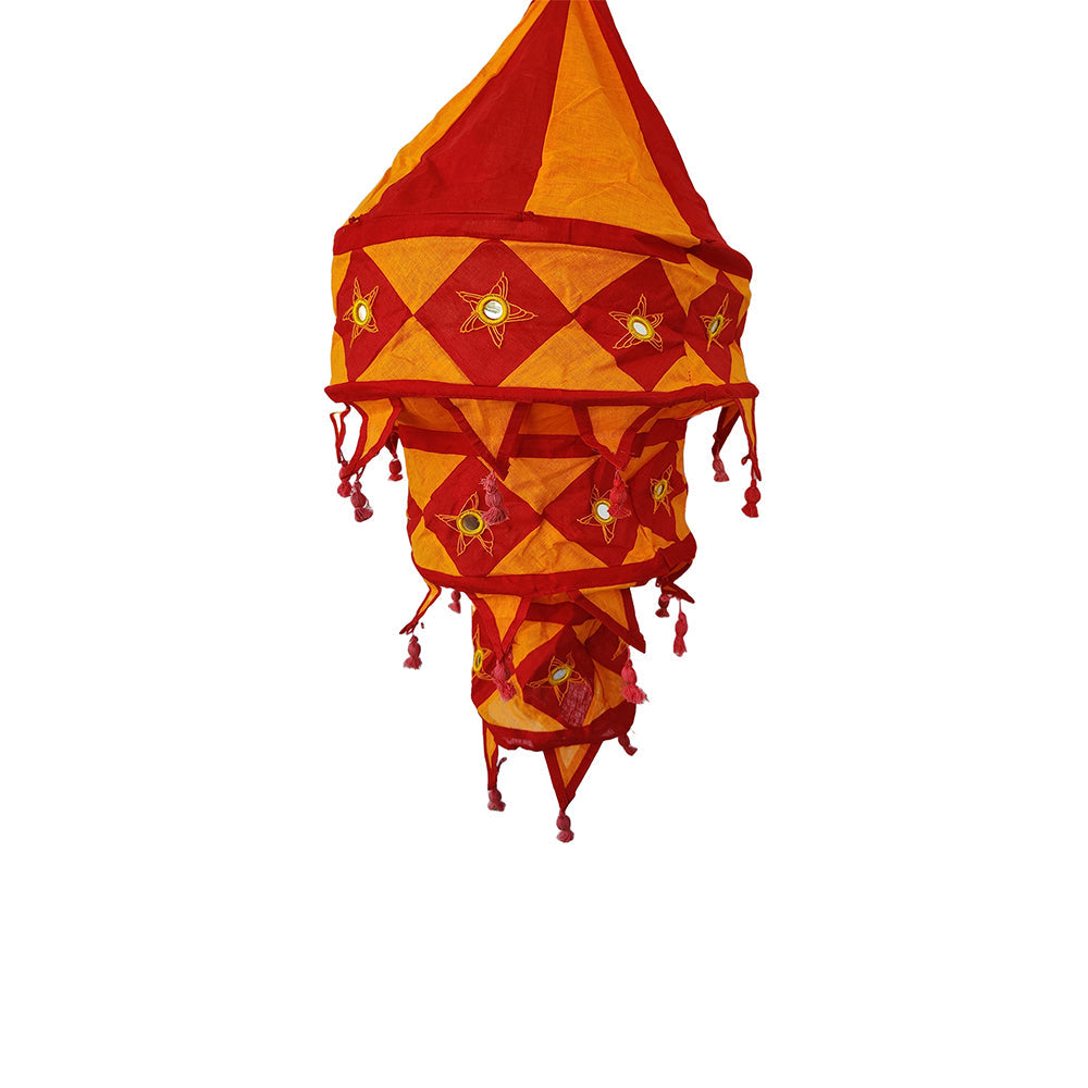 Applique Cotton Lampshade