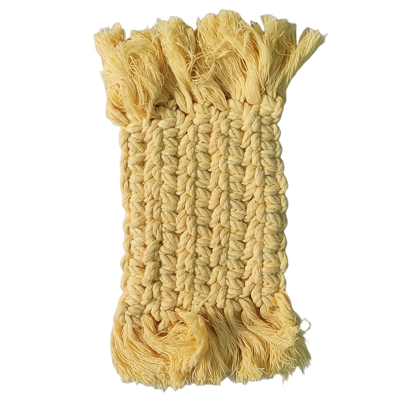 Handmade Macrame Coasters Square and Heart Shape Pack of 3