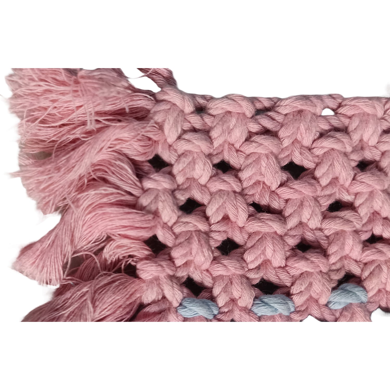 Handmade Macrame Coasters Square and Heart Shape Pack of 3