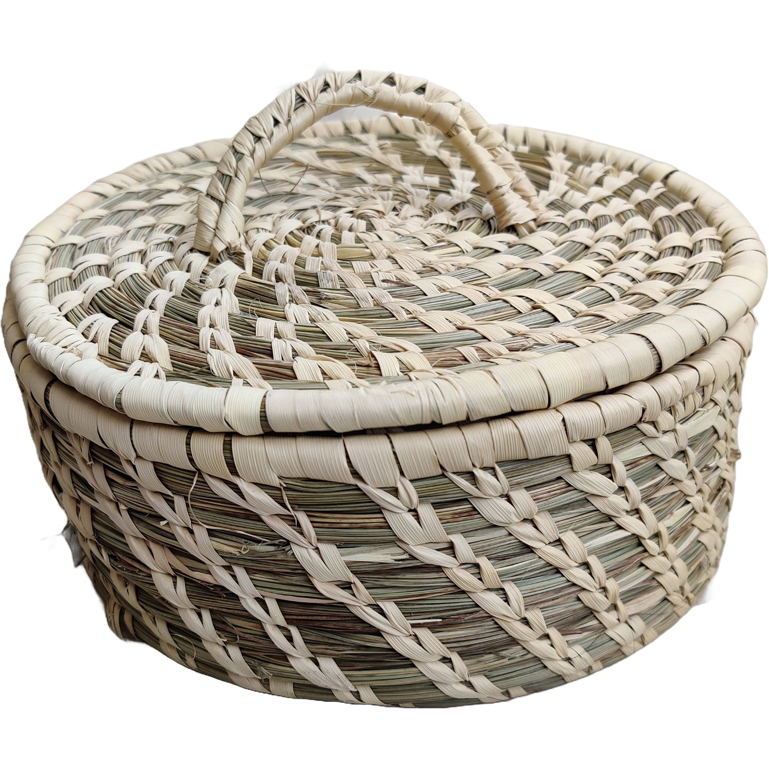 Roti Baskets Made Of Sabai Grass With  Lid