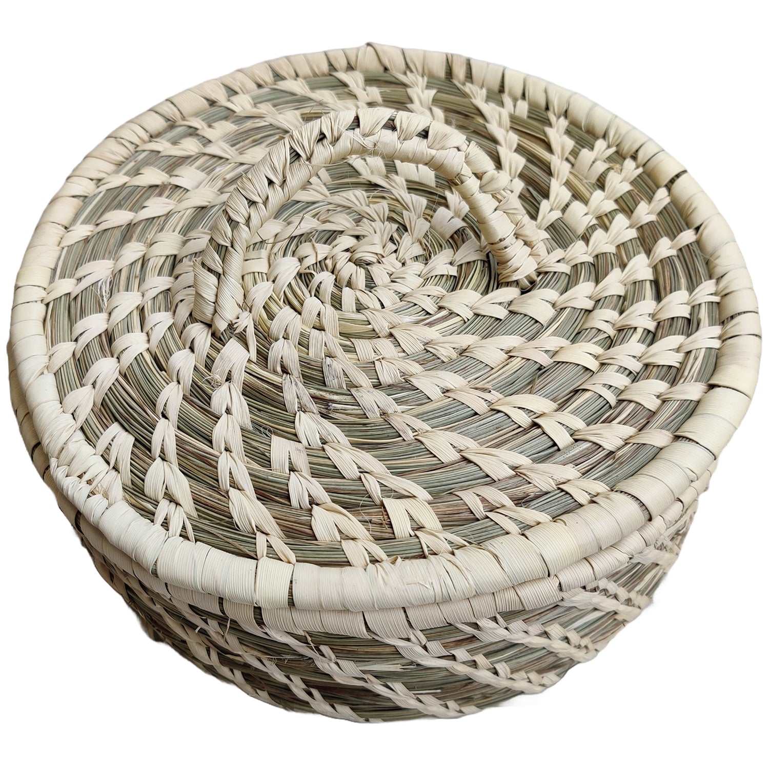 Roti Baskets Made Of Sabai Grass With  Lid