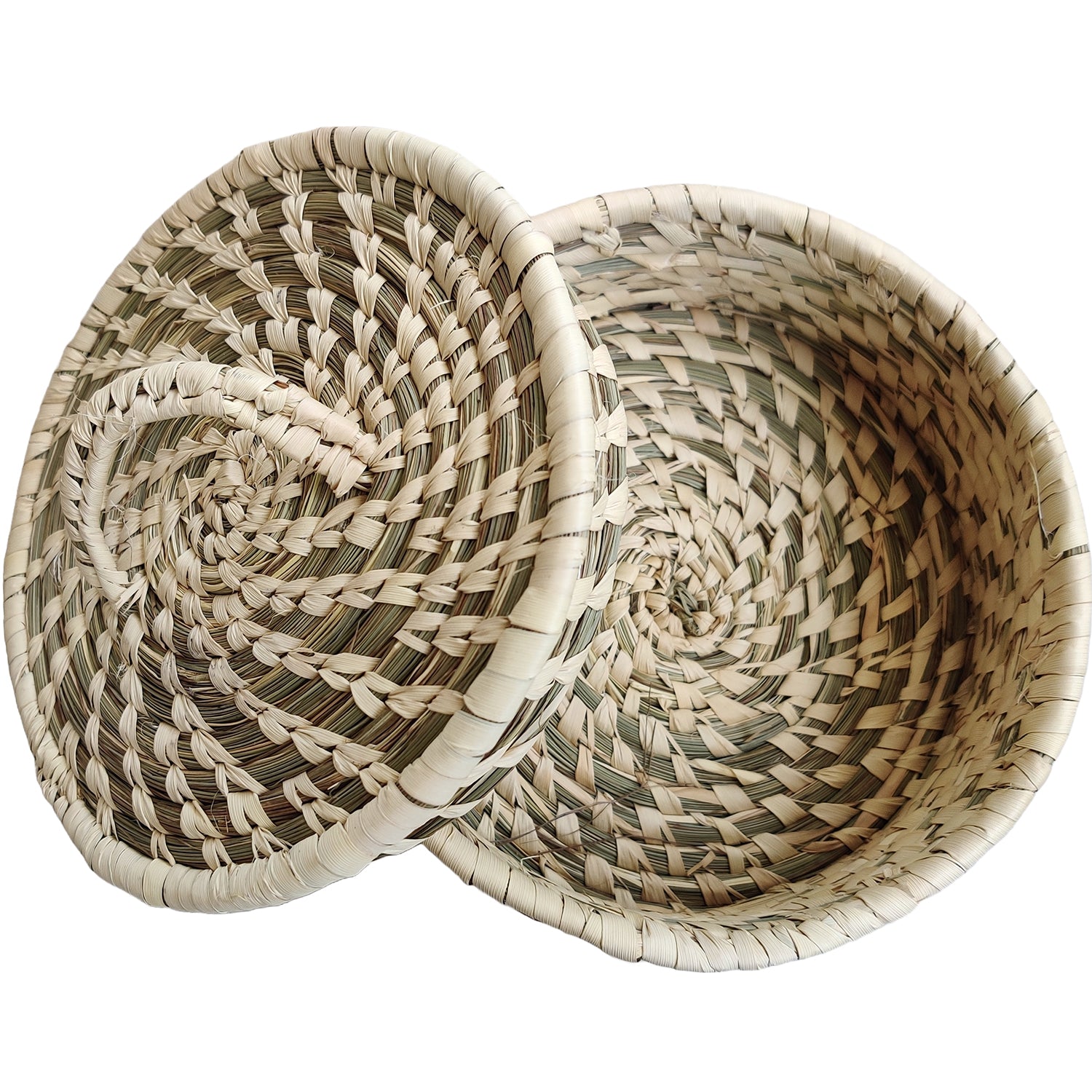 Roti Baskets Made Of Sabai Grass With  Lid