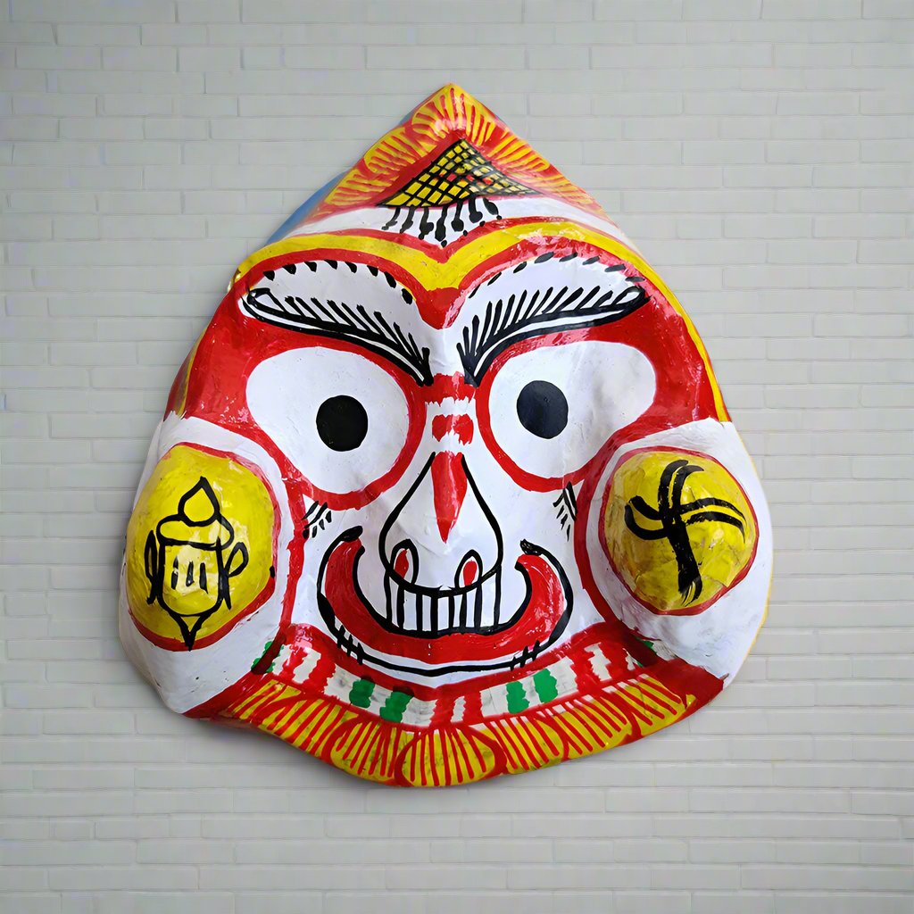 Paper Mache Pipili Art Jagannad Wall Hanging Set
