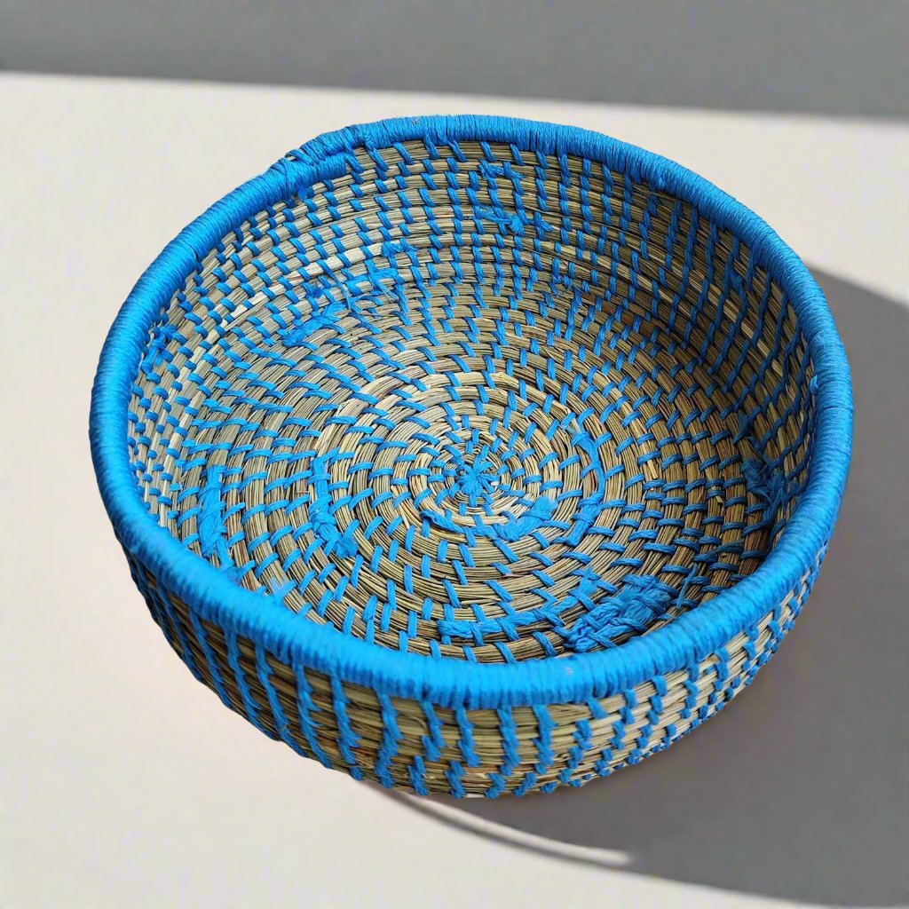Roti Baskets Made Of Sabai Grass With  Lid